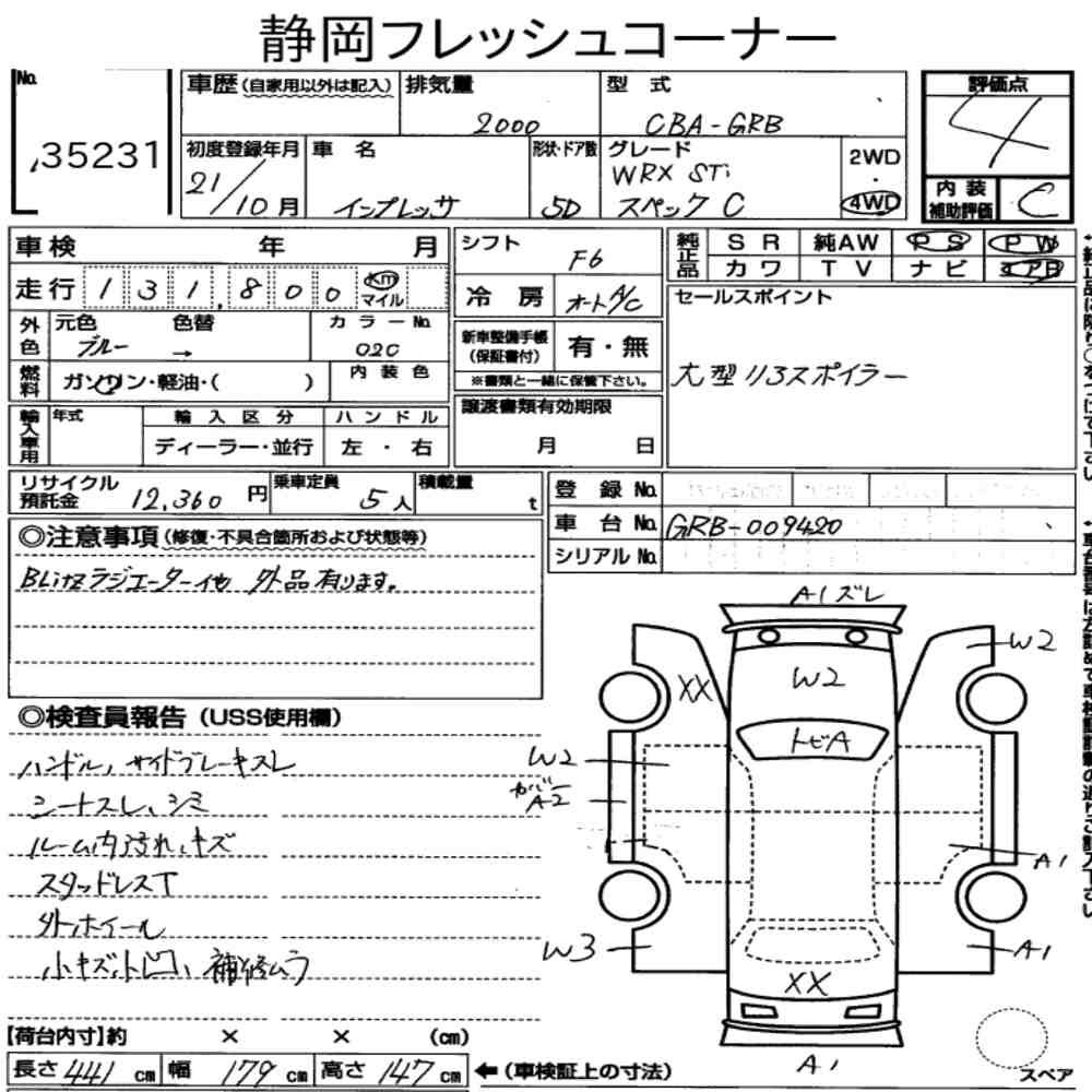 Auction Card