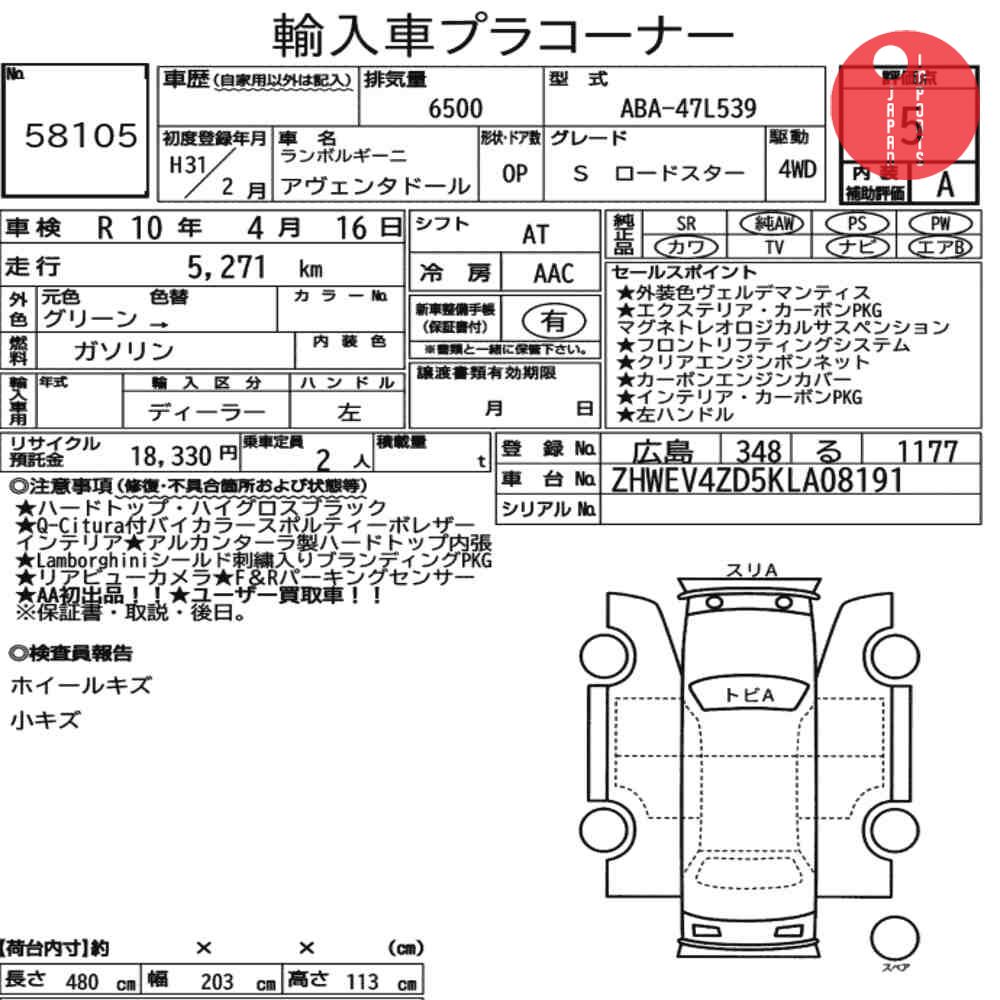 Auction Card