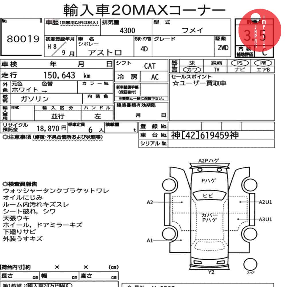 Auction Card