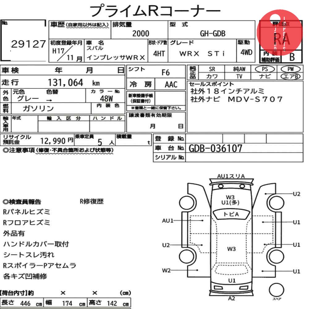 Auction Card