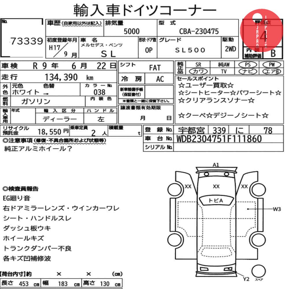 Auction Card