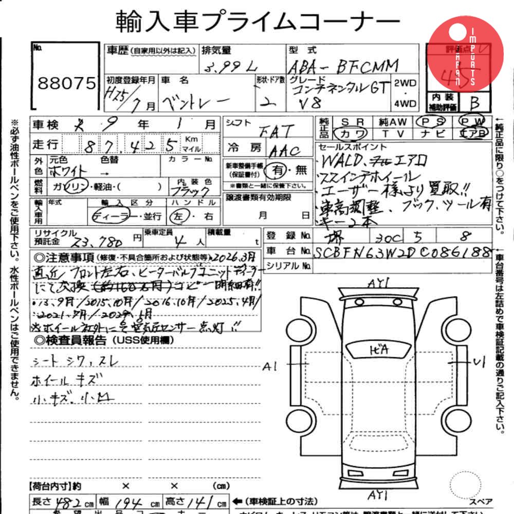 Auction Card