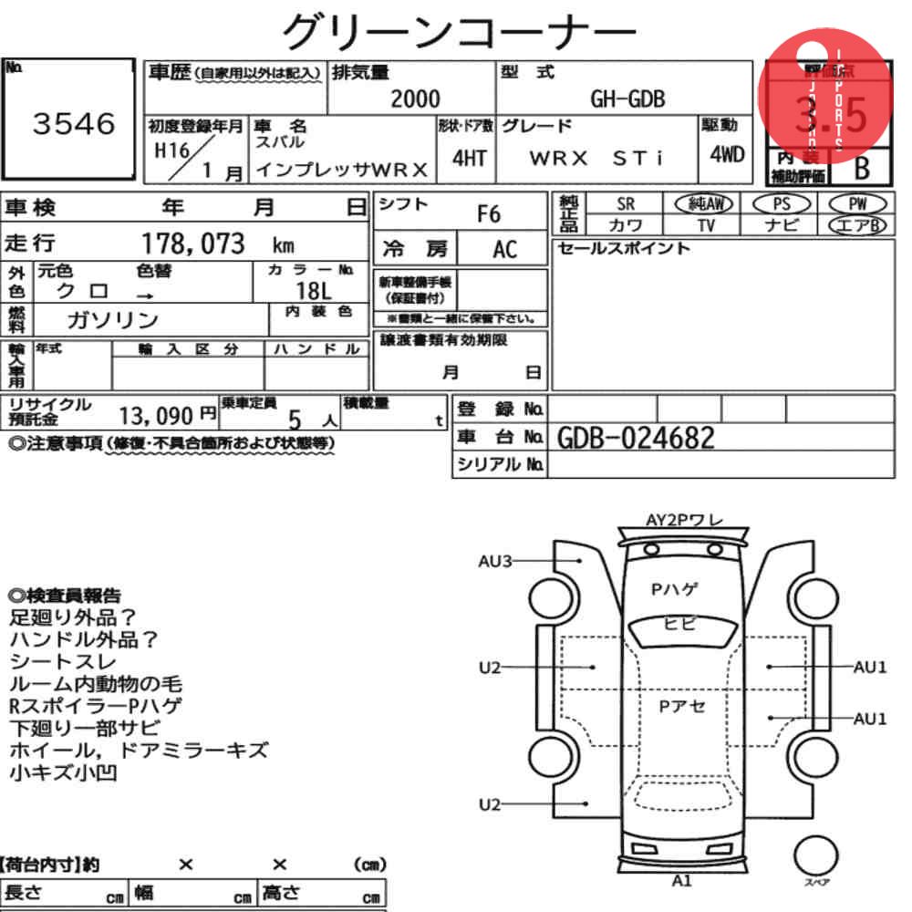 Auction Card