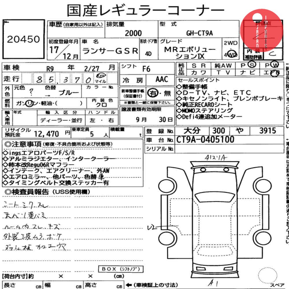 Auction Card