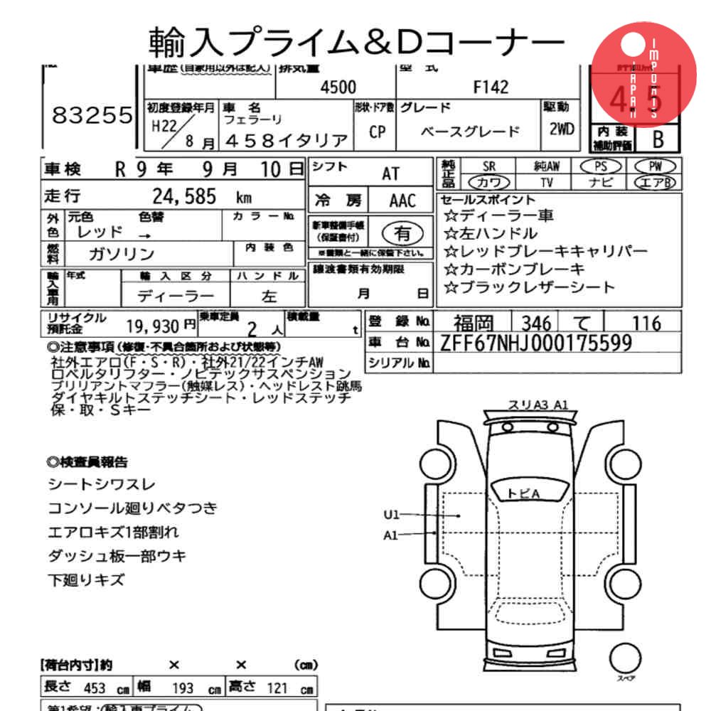 Auction Card