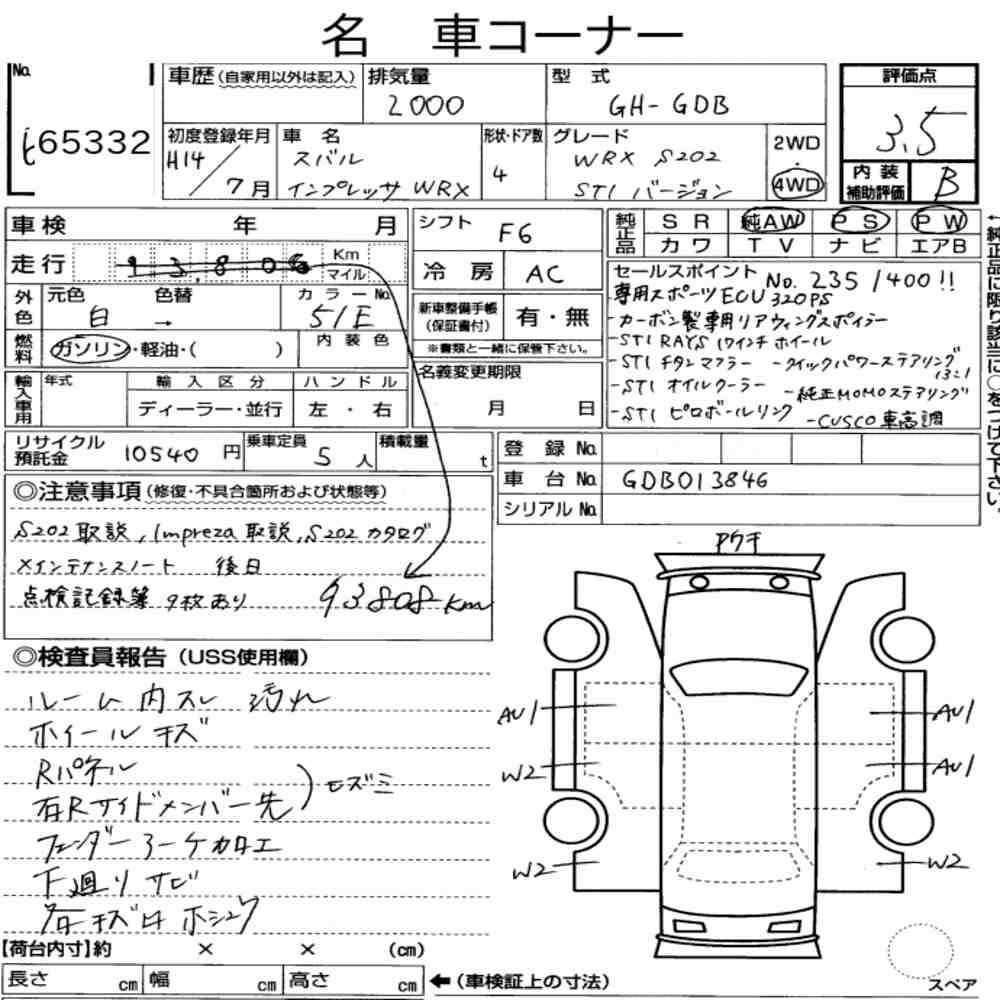 Auction Card
