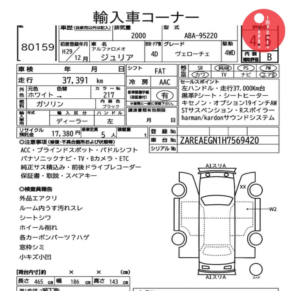 Auction Card