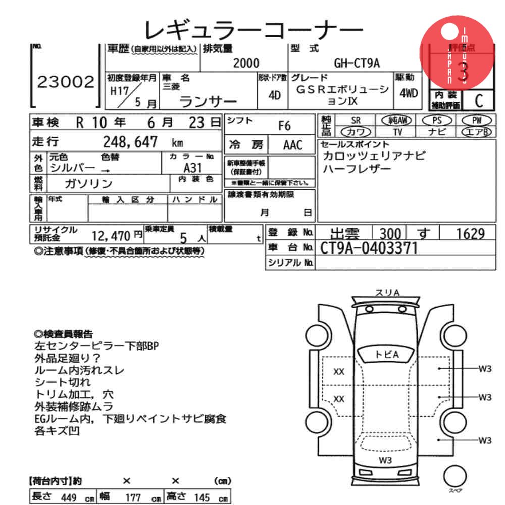 Auction Card