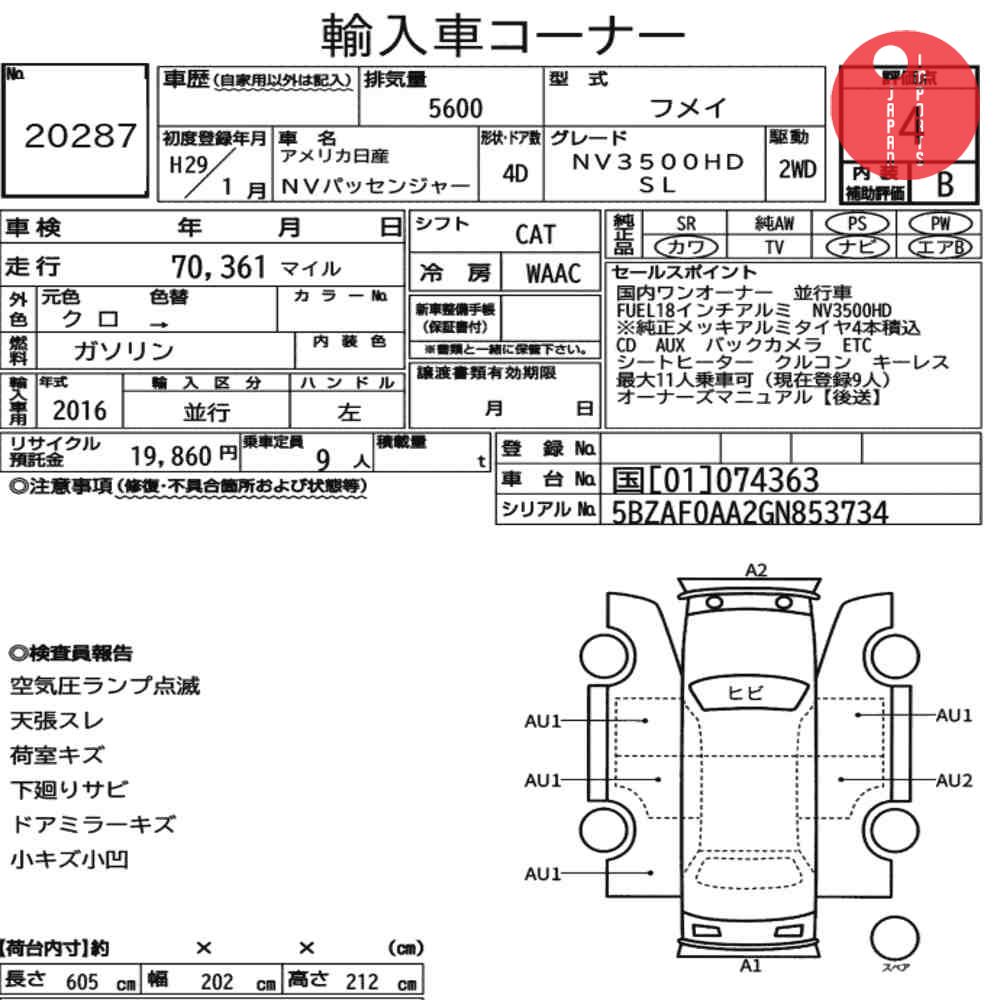 Auction Card