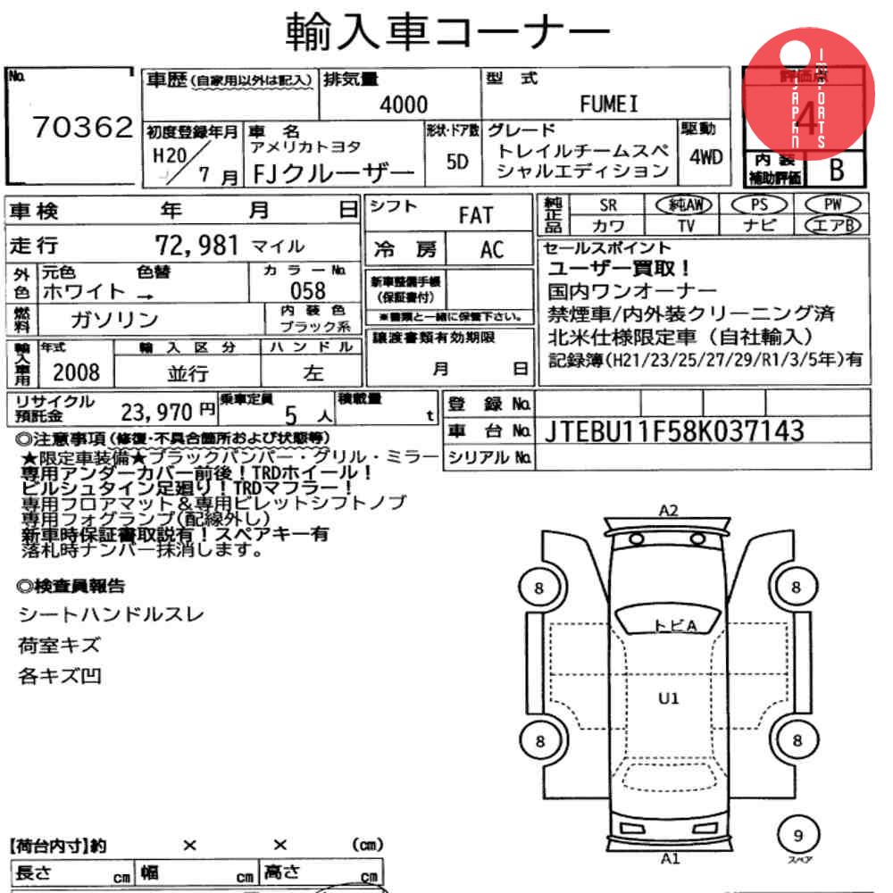 Auction Card