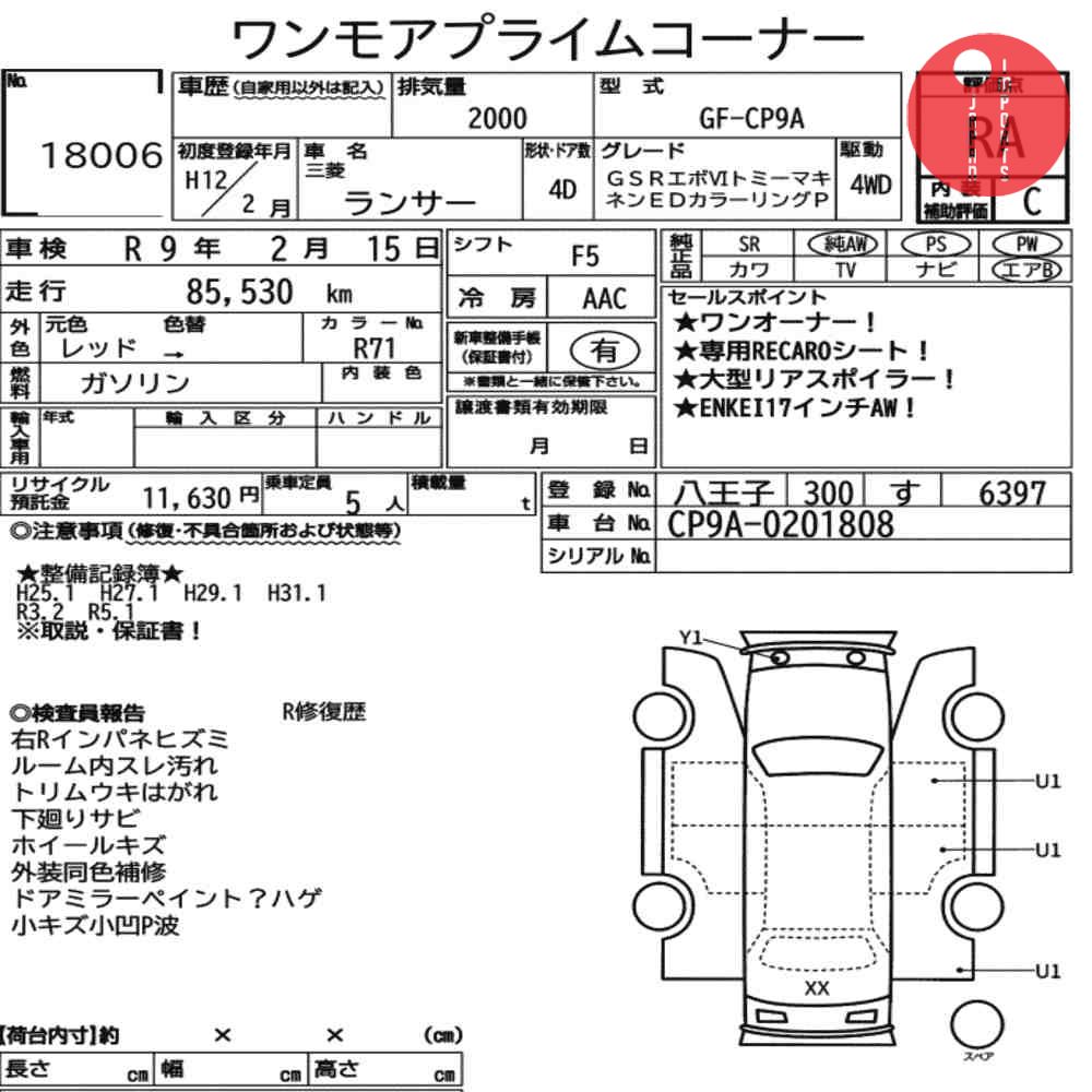 Auction Card