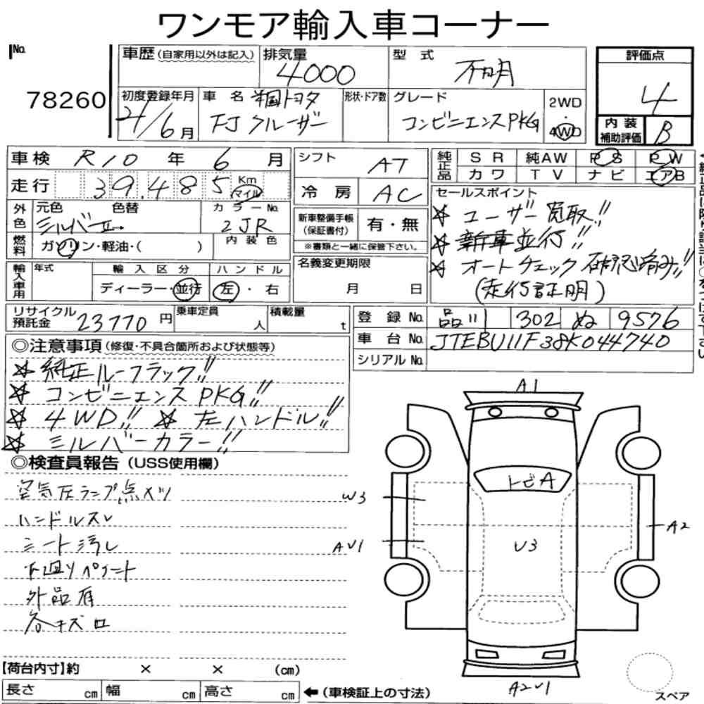 Auction Card