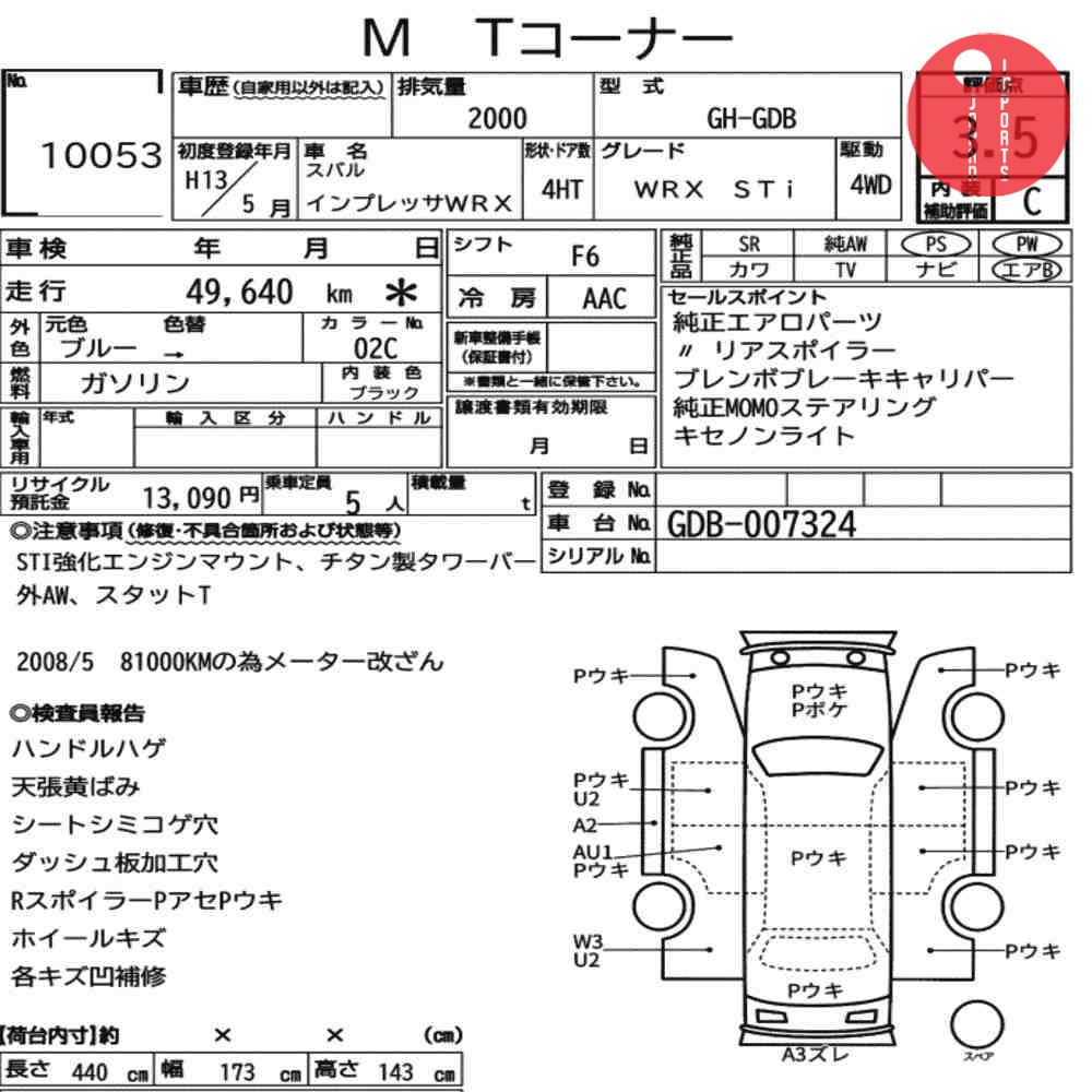 Auction Card