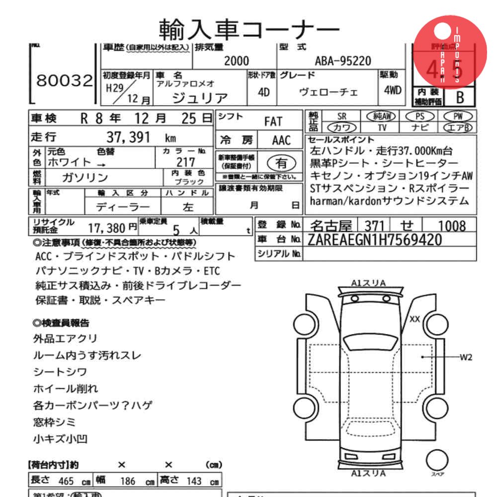 Auction Card