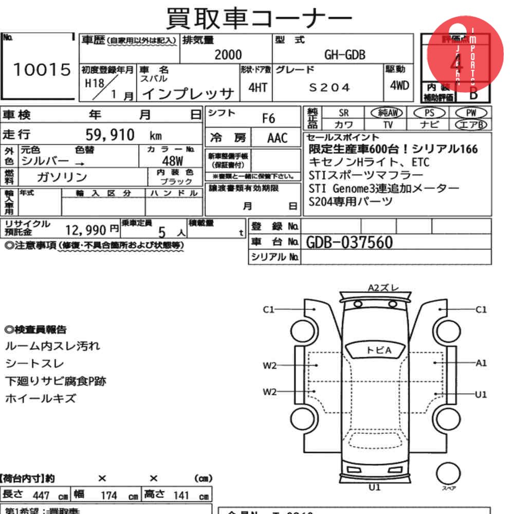 Auction Card