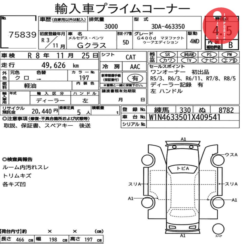 Auction Card