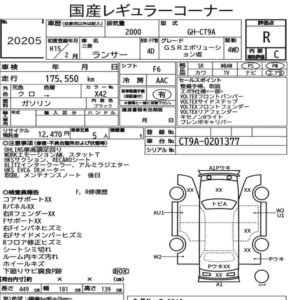 Auction Card
