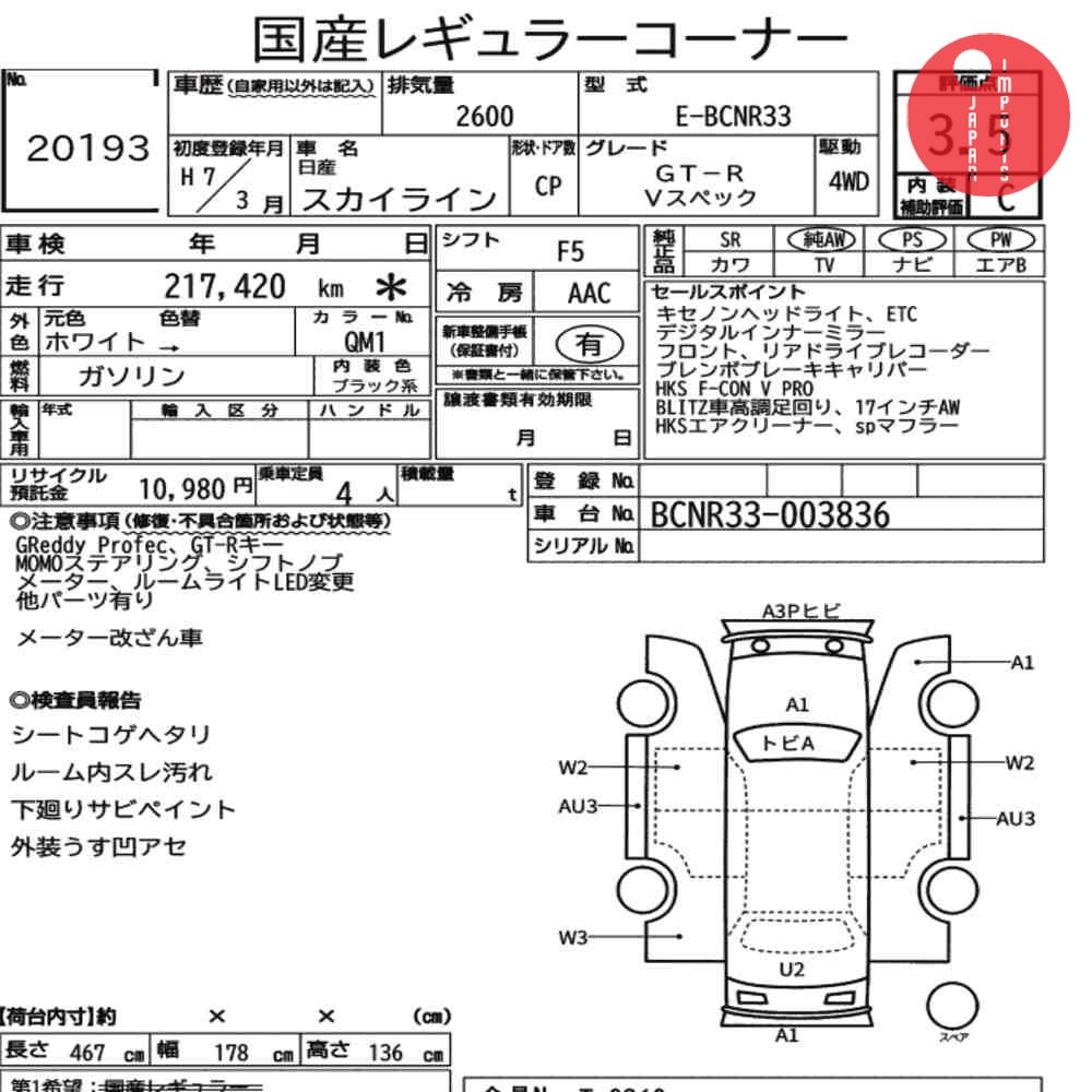 Auction Card