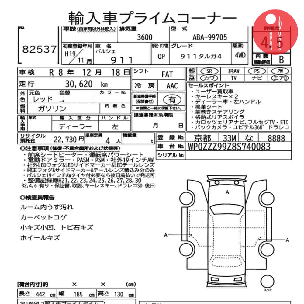 Auction Card