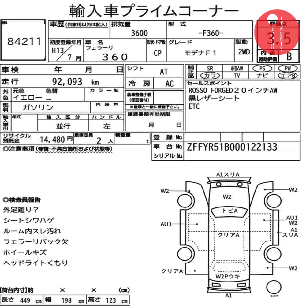 Auction Card