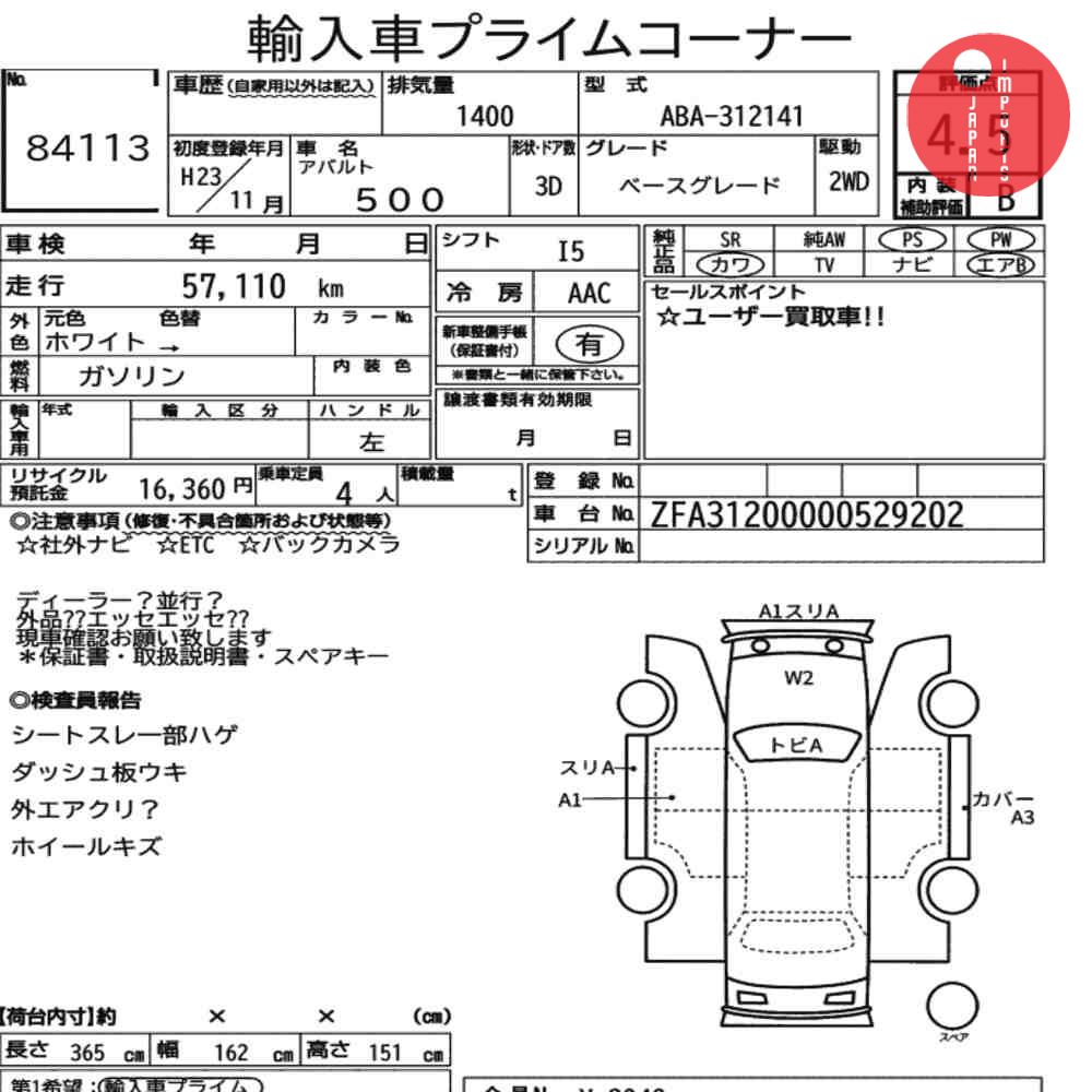Auction Card