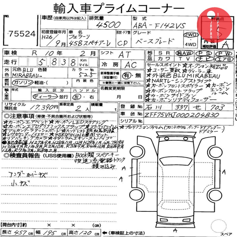 Auction Card