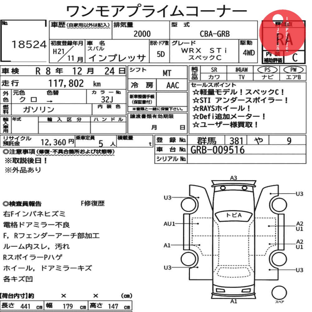 Auction Card