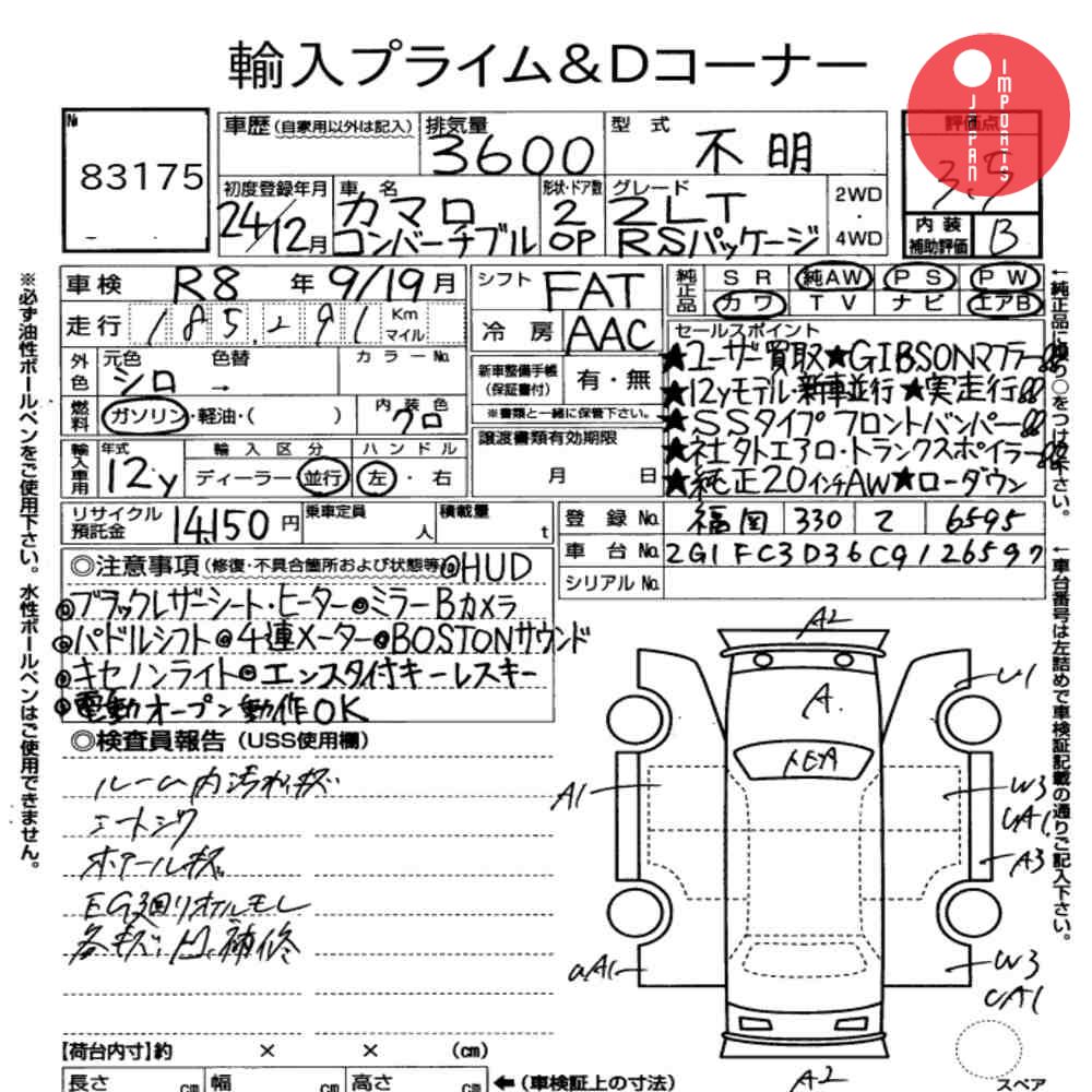 Auction Card