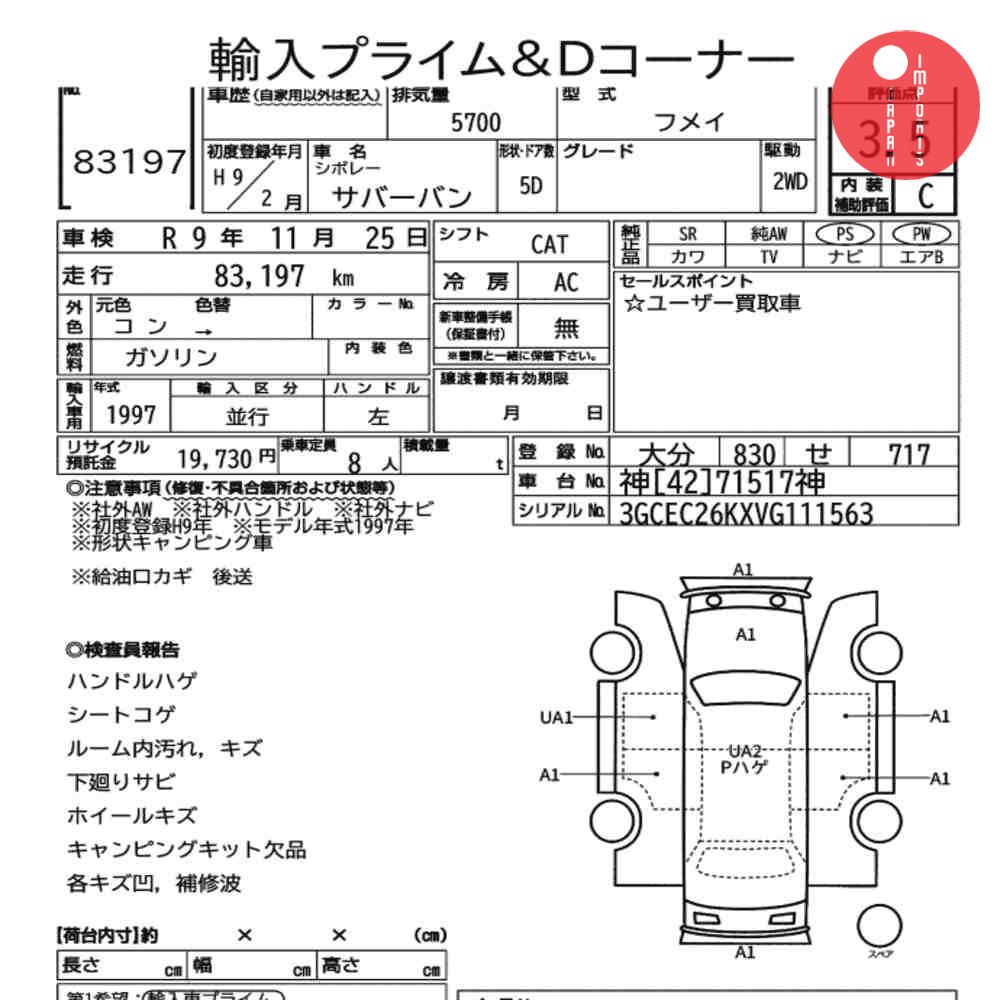 Auction Card