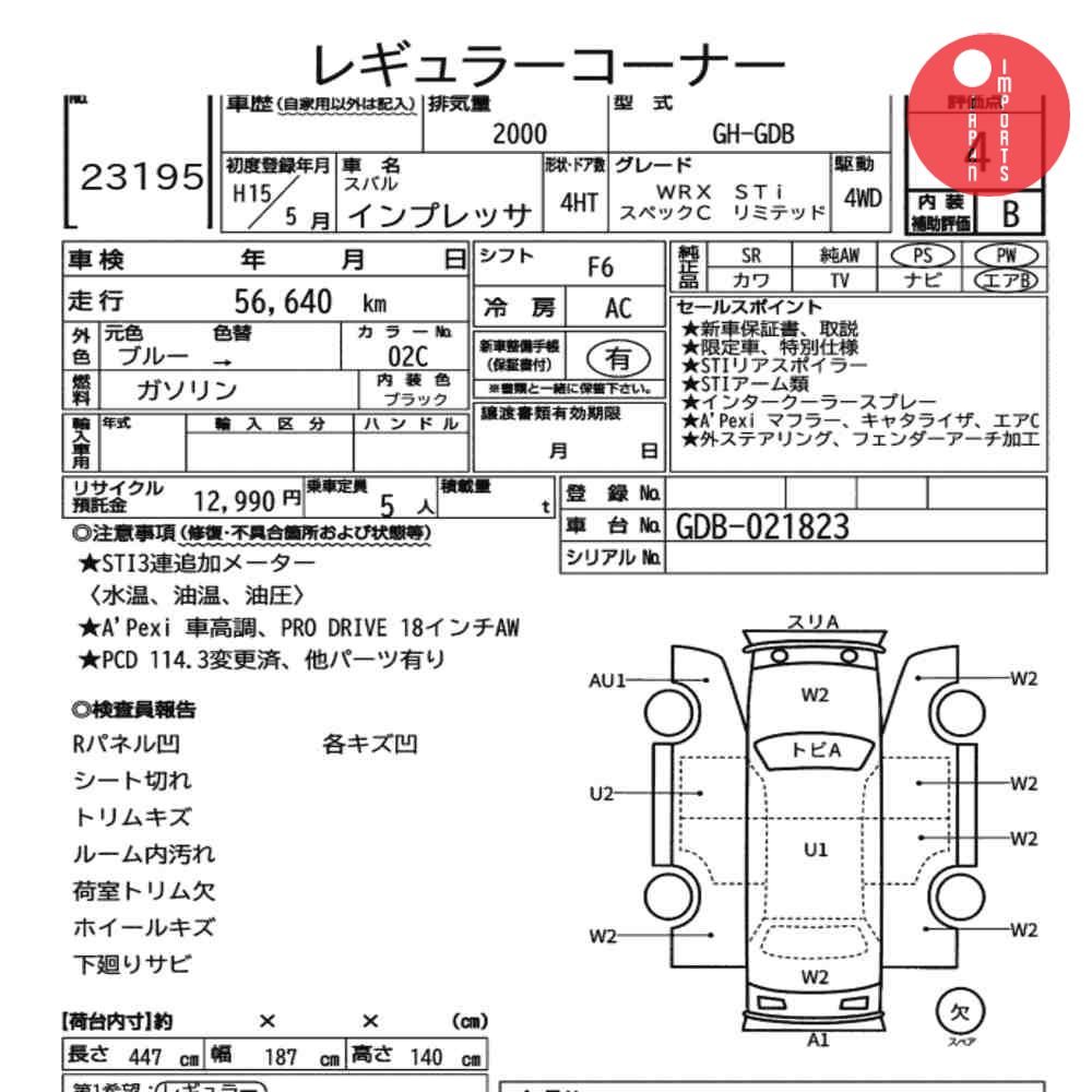 Auction Card