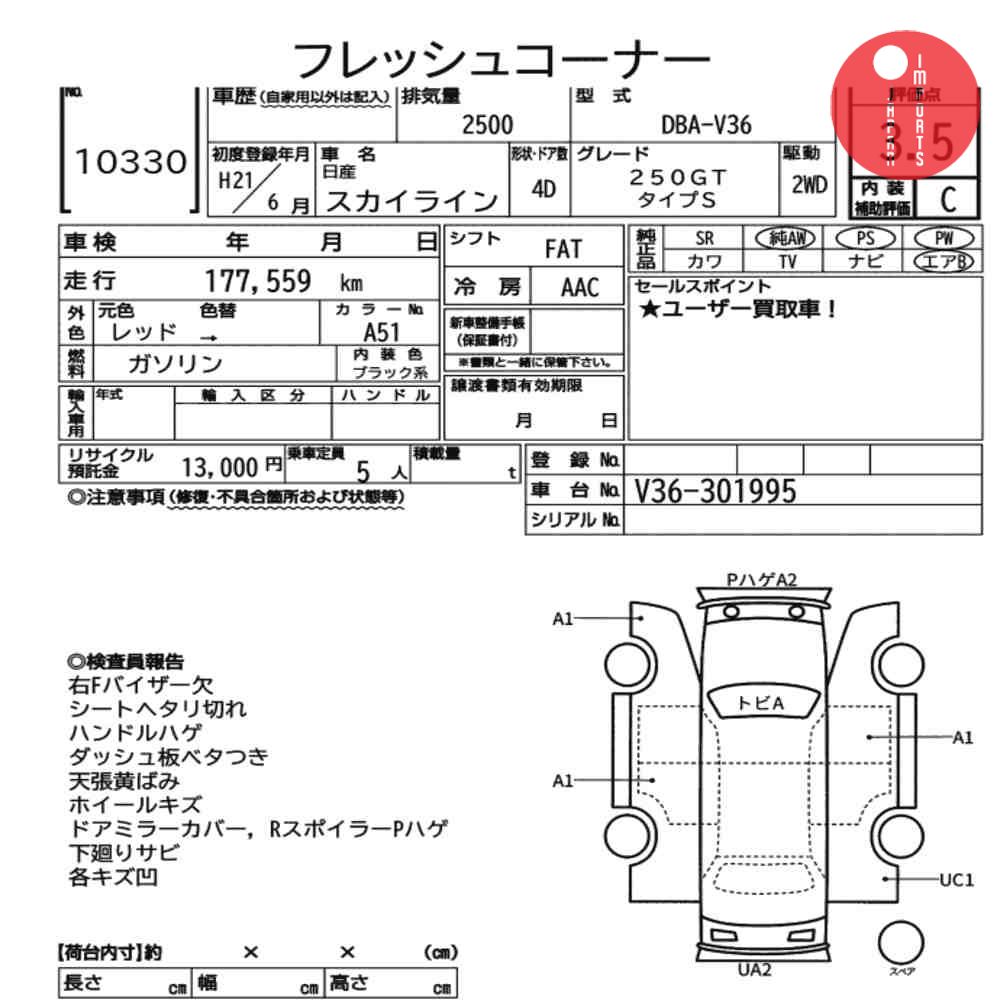 Auction Card