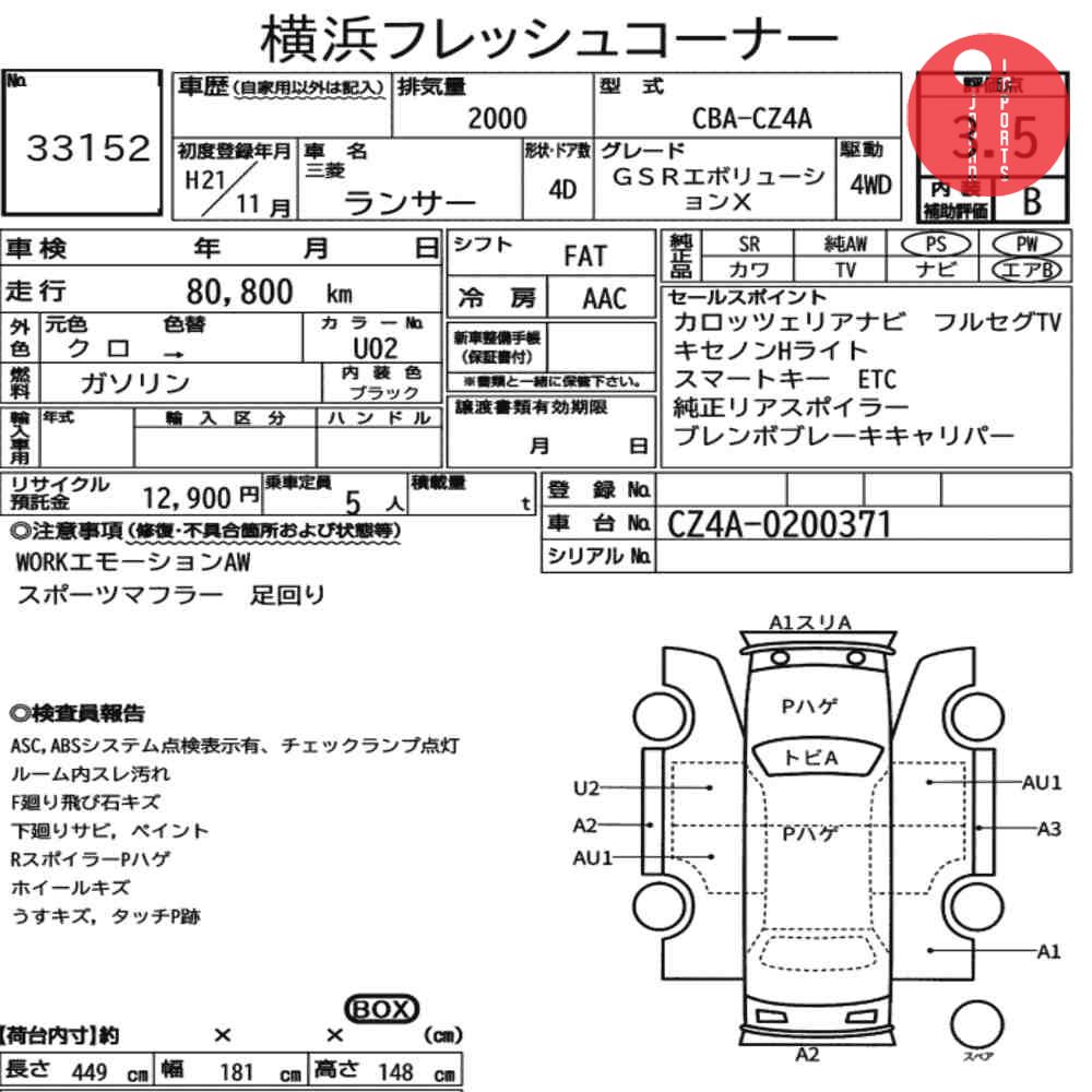Auction Card