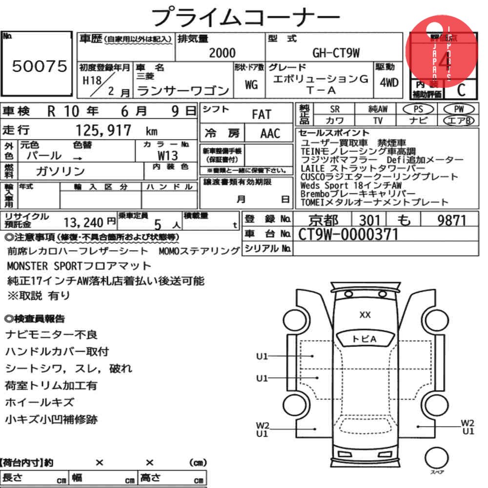 Auction Card