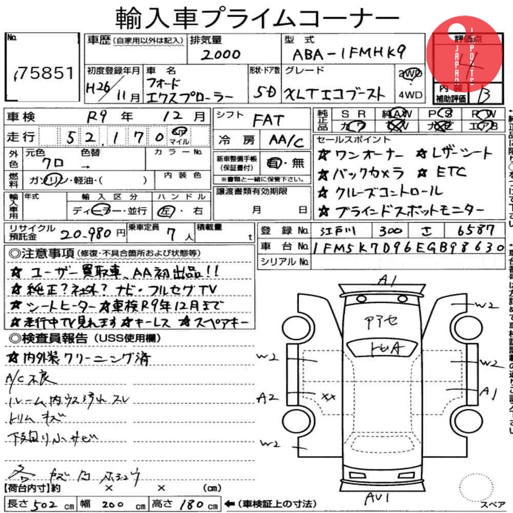 Auction Card