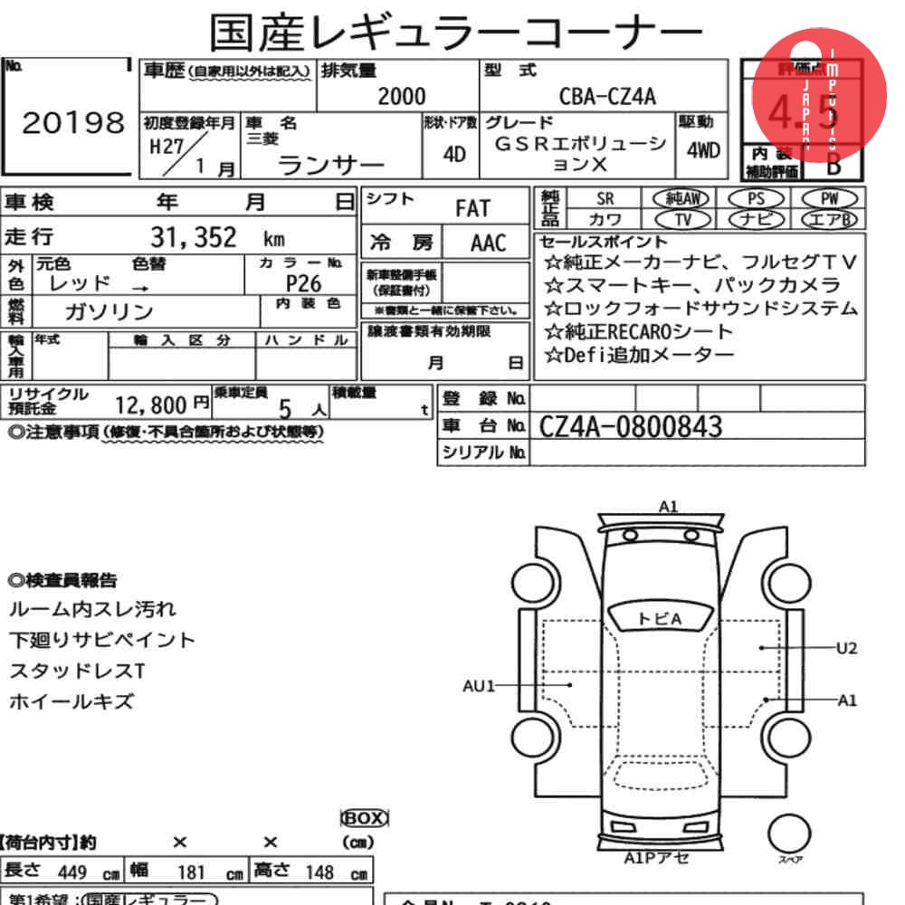 Auction Card