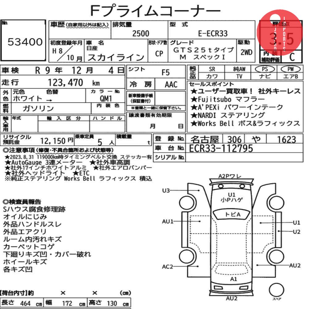 Auction Card