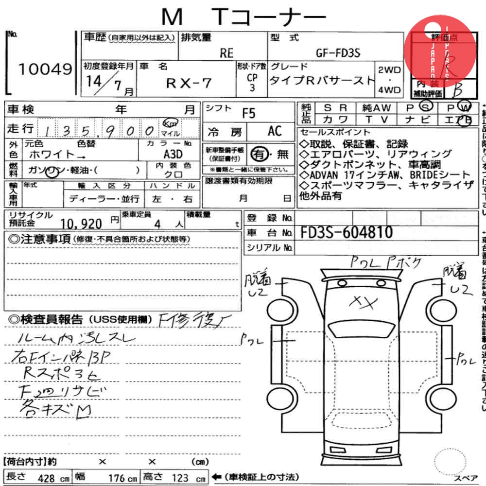 Auction Card