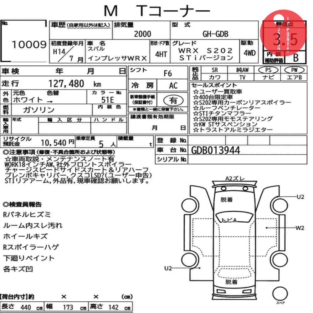 Auction Card