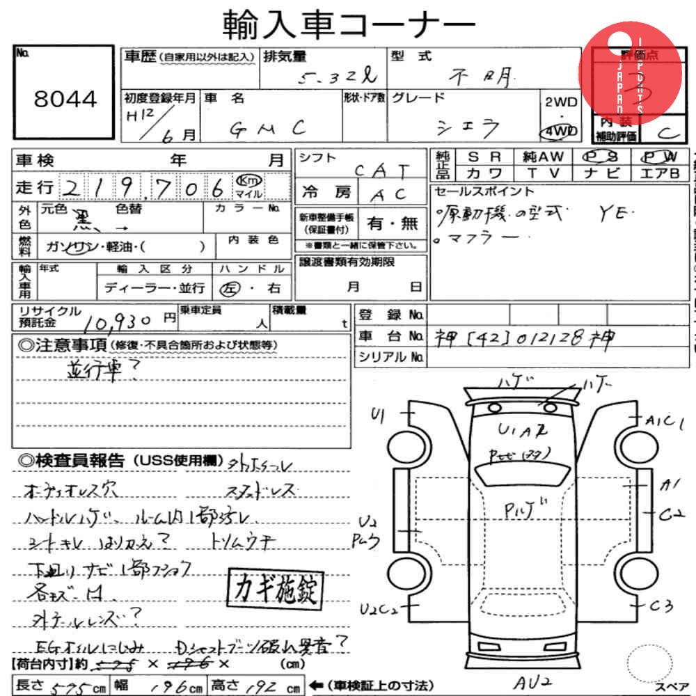 Auction Card