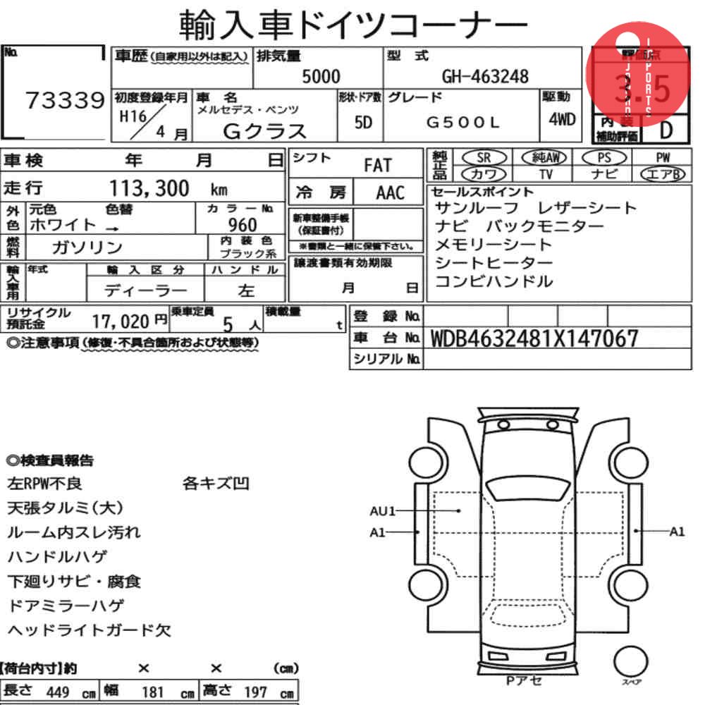 Auction Card
