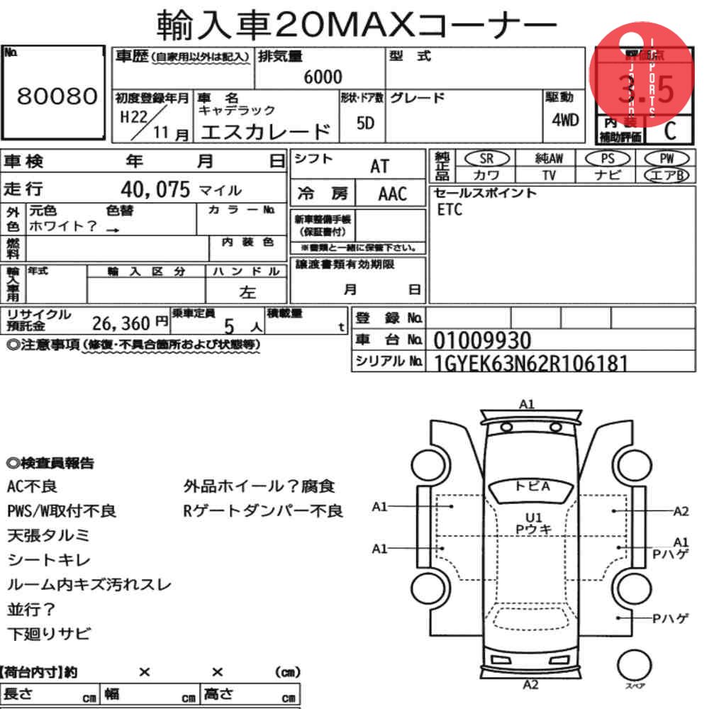 Auction Card