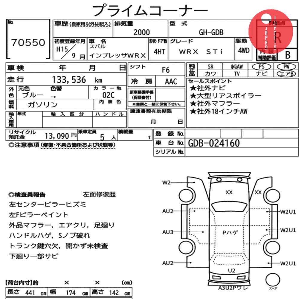 Auction Card