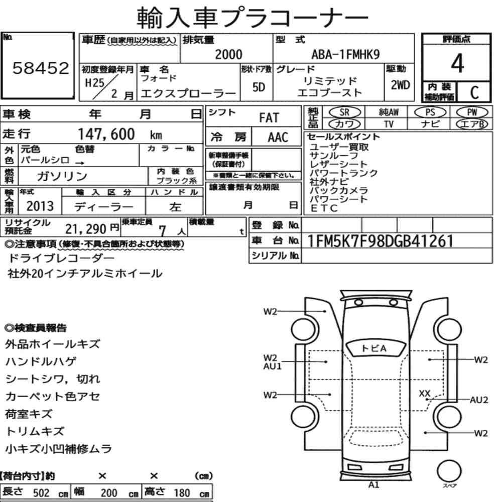 FORD EXPLORER 5D LIMITED ECO BOOST