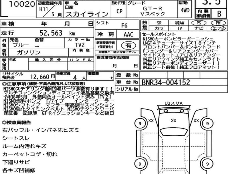 NISSAN SKYLINE CP 4WD GT-R V・SPEC