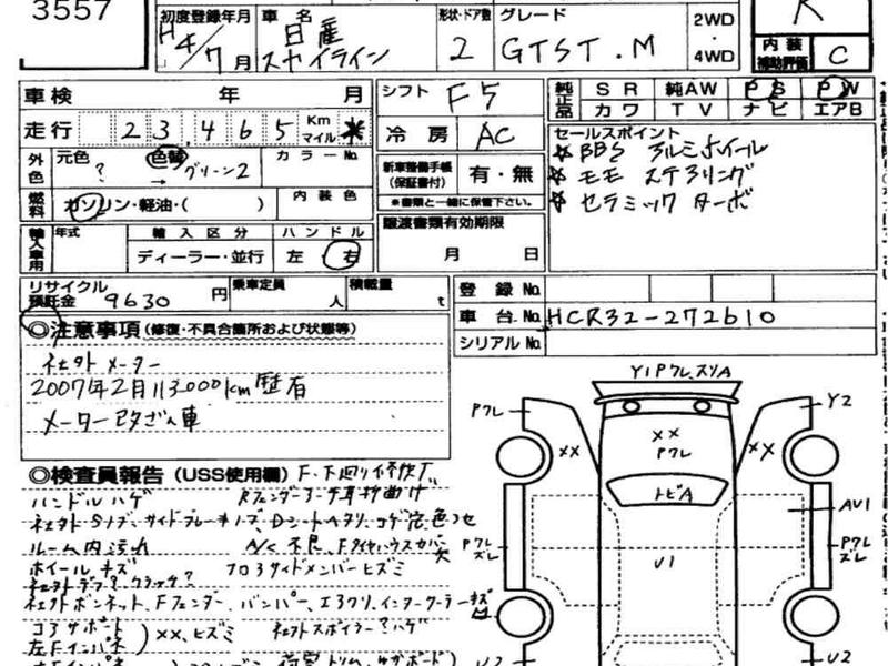NISSAN SKYLINE CP GTS-T TYPE M